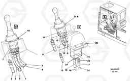 36999 Joy Stick left and right EC200 SER NO 2760-, Volvo Construction Equipment