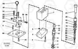 37001 Control pressure valve EC200 SER NO 2760-, Volvo Construction Equipment