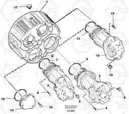 92430 Pump installation EC200 SER NO 2760-, Volvo Construction Equipment