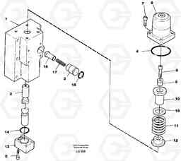 101052 Four-way valve EC200 SER NO 2760-, Volvo Construction Equipment