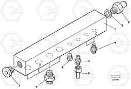 38555 Connection board EC200 SER NO 2760-, Volvo Construction Equipment