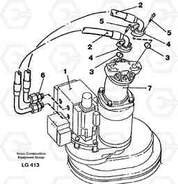 89809 Boom swing system EC200 SER NO 2760-, Volvo Construction Equipment