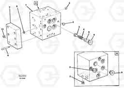 18597 Slew valve assembly block EC200 SER NO 2760-, Volvo Construction Equipment