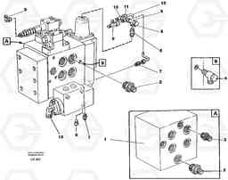 41497 Slew valve assembly Nippels EC200 SER NO 2760-, Volvo Construction Equipment