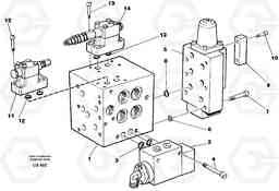 59330 Slew valve assembly valve EC200 SER NO 2760-, Volvo Construction Equipment