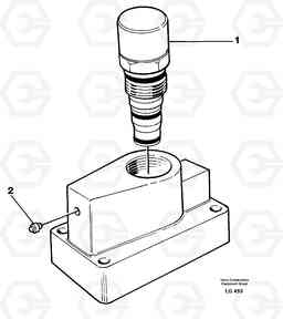 29214 Pressure limiting valve EC200 SER NO 2760-, Volvo Construction Equipment