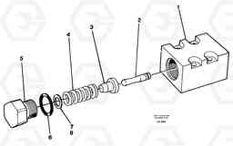 18563 Pressure lim. valve EC200 SER NO 2760-, Volvo Construction Equipment