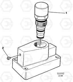 29215 Pressure limiting valve EC200 SER NO 2760-, Volvo Construction Equipment