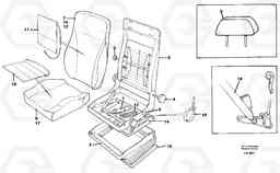 11975 Operator's seat Be-ge EC200 SER NO 2760-, Volvo Construction Equipment