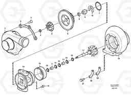 11710 Turbo charger EC200 SER NO 2760-, Volvo Construction Equipment