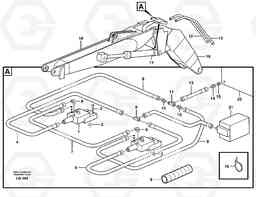 41234 Hydraulic system, line brk valve,tilt cylinder EC200 SER NO 2760-, Volvo Construction Equipment