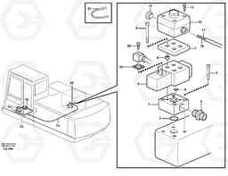 40632 Overfilling guard EC200 SER NO 2760-, Volvo Construction Equipment