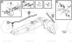 38070 Grab equipm./adj. boom incl. switch valve 5.1 m EC200 SER NO 2760-, Volvo Construction Equipment