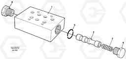 19308 High speed valve EW230B SER NO 1736-, Volvo Construction Equipment