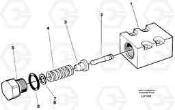 13377 Pressure limiting valve EW230B SER NO 1736-, Volvo Construction Equipment