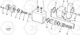 19724 Relief valve EW230B SER NO 1736-, Volvo Construction Equipment