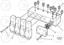 38083 Control block EW230B SER NO 1736-, Volvo Construction Equipment