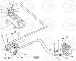 97499 Hydraulic system, boom EW230B SER NO 1736-, Volvo Construction Equipment
