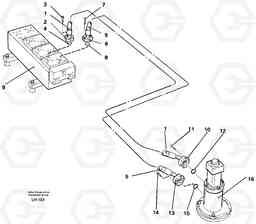 29728 Hydraulic system Transport EW230B SER NO 1736-, Volvo Construction Equipment