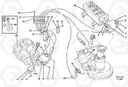 100627 Hydraulic system, feeding lines EW230B SER NO 1736-, Volvo Construction Equipment