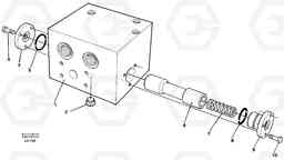 30317 Connection valve EW230B SER NO 1736-, Volvo Construction Equipment