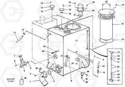 98251 Hydraulic oil tank EW230B SER NO 1736-, Volvo Construction Equipment