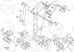 39677 Backhoe dipper arm 2.25m EW230B SER NO 1736-, Volvo Construction Equipment