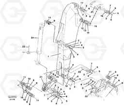 64194 Backhoe dipper arm 3.35m EW230B SER NO 1736-, Volvo Construction Equipment