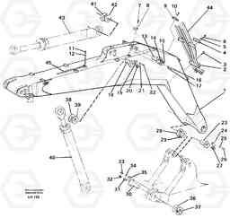 39675 Backhoe boom 5.20m EW230B SER NO 1736-, Volvo Construction Equipment