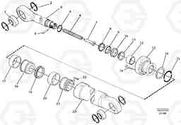 49471 Dipper arm cylinder EW230B SER NO 1736-, Volvo Construction Equipment