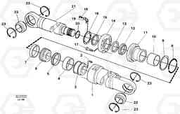 38215 Dipper arm cylinder Material handle equipm. EW230B SER NO 1736-, Volvo Construction Equipment