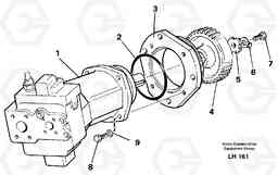 13639 Hydraulic pump P1/p2/p3 EW230B SER NO 1736-, Volvo Construction Equipment