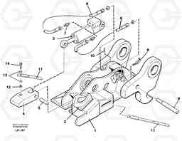39666 Quickfit, hydraulic EW230B SER NO 1736-, Volvo Construction Equipment