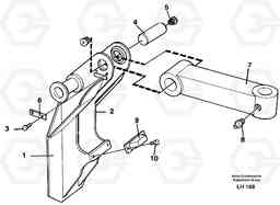 56505 Clamshell rest EW230B SER NO 1736-, Volvo Construction Equipment