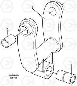 26534 Grab link EW230B SER NO 1736-, Volvo Construction Equipment