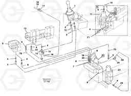 44474 Servo hydraulics, boom EW230B SER NO 1736-, Volvo Construction Equipment