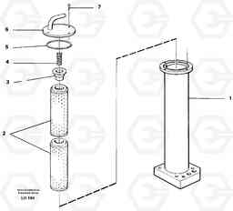 30324 Leak oil filter EW230B SER NO 1736-, Volvo Construction Equipment