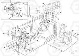44489 Servo system,incl travel and locking oscillating axle EW230B SER NO 1736-, Volvo Construction Equipment