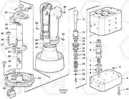 44472 Control pressure valve EW230B SER NO 1736-, Volvo Construction Equipment