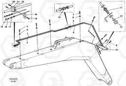 93523 Hydr. quick fit equipm. on mono boom EW230B SER NO 1736-, Volvo Construction Equipment