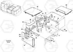 39840 Engine cover Centre EW230B SER NO 1736-, Volvo Construction Equipment