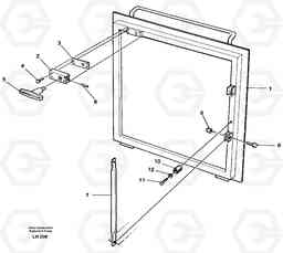 39842 Hatch EW230B SER NO 1736-, Volvo Construction Equipment