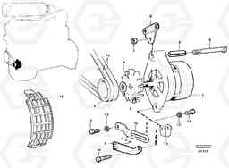 36895 Alternator, assembly EW230B SER NO 1736-, Volvo Construction Equipment