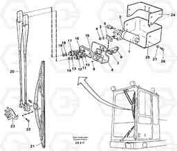 11859 Windscreen wiper, upper EW230B SER NO 1736-, Volvo Construction Equipment