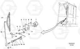 11860 Windscreen wiper, lower EW230B SER NO 1736-, Volvo Construction Equipment