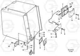 39839 Casing over battery EW230B SER NO 1736-, Volvo Construction Equipment