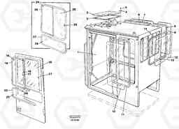 56108 Windows EW230B SER NO 1736-, Volvo Construction Equipment