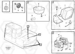 47465 Lighting, rear EW230B SER NO 1736-, Volvo Construction Equipment