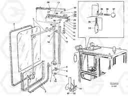 39854 Front window Lifting device EW230B SER NO 1736-, Volvo Construction Equipment