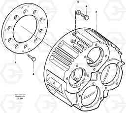 41644 Assembly pump gear box EW230B SER NO 1736-, Volvo Construction Equipment